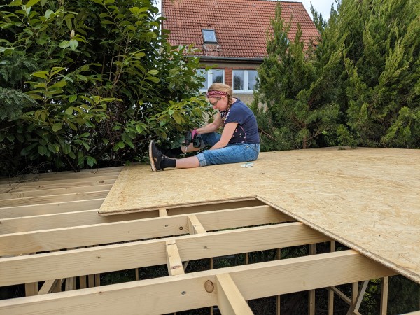 Installing the Roof OSB