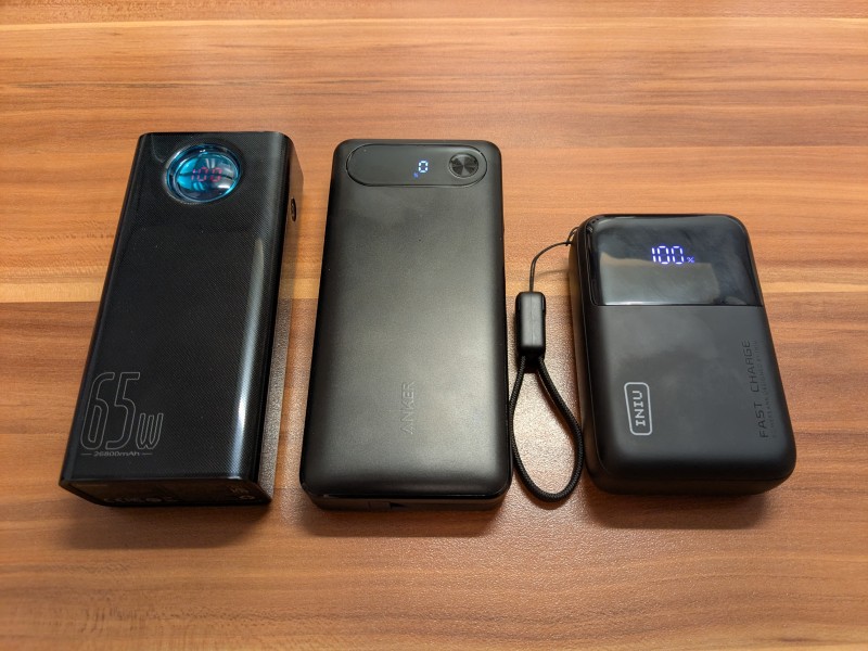 Power Bank Size Comparison