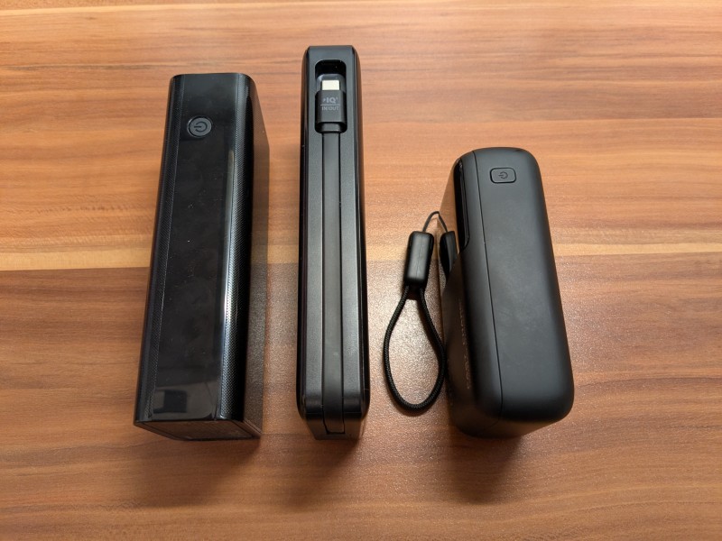 Power Bank Thickness Comparison