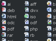 file icons