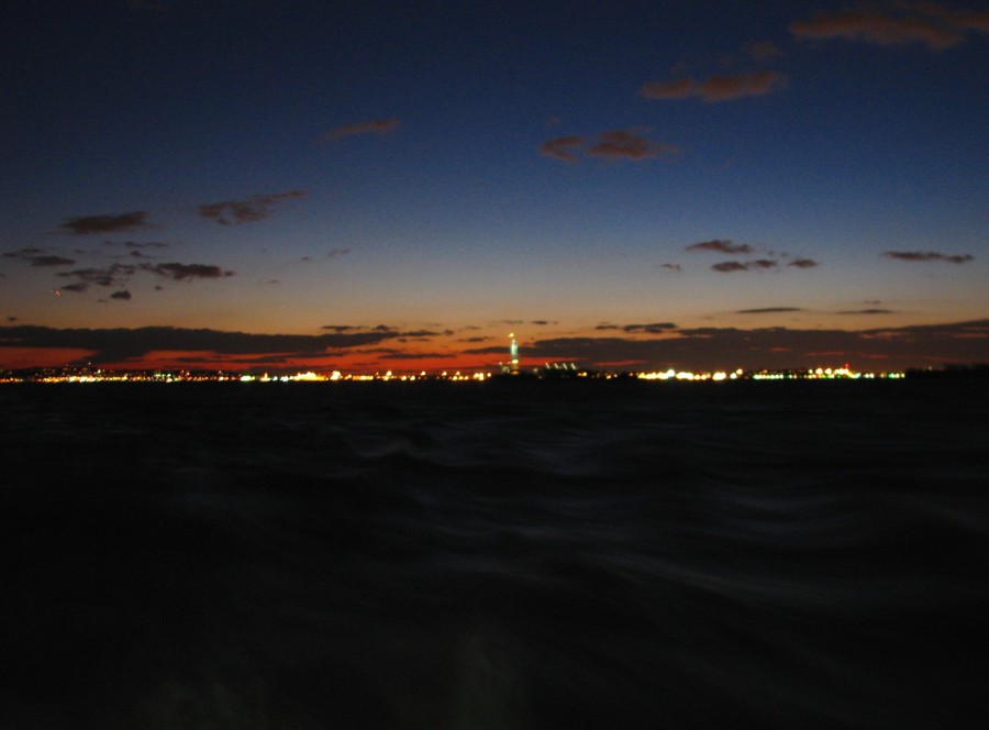 Statue of Liberty at Sunset