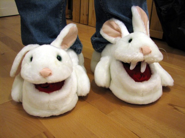 Monty Python Killer Bunny Slippers