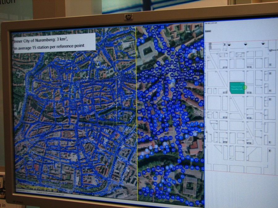 WiFi density in Nuremberg