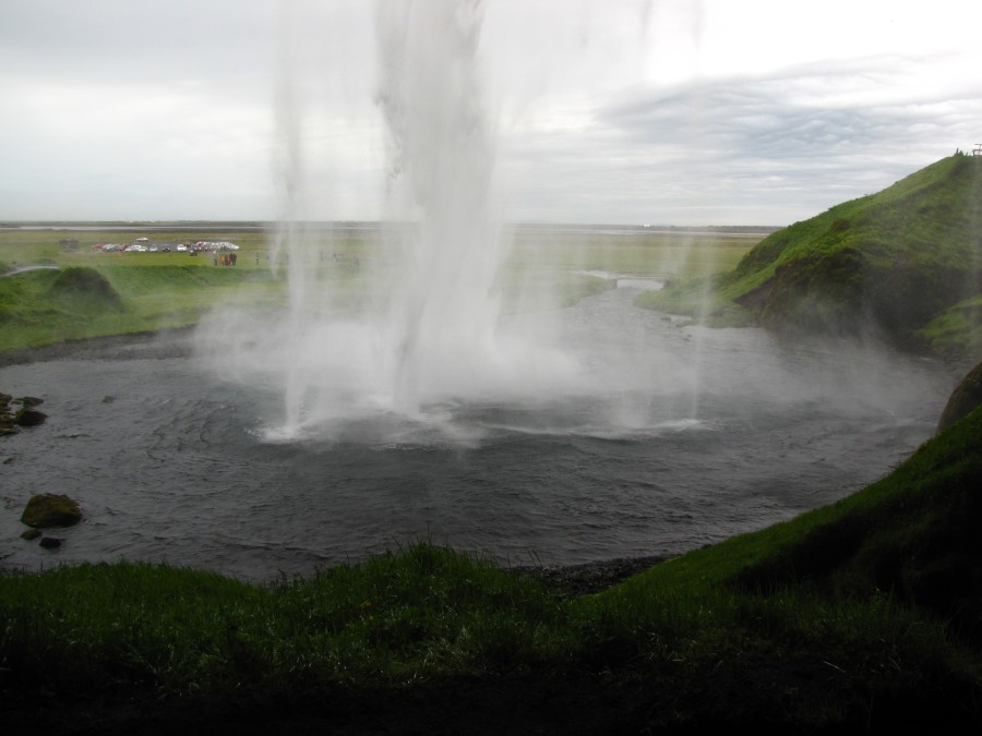 Behind the Seljalandsfoss