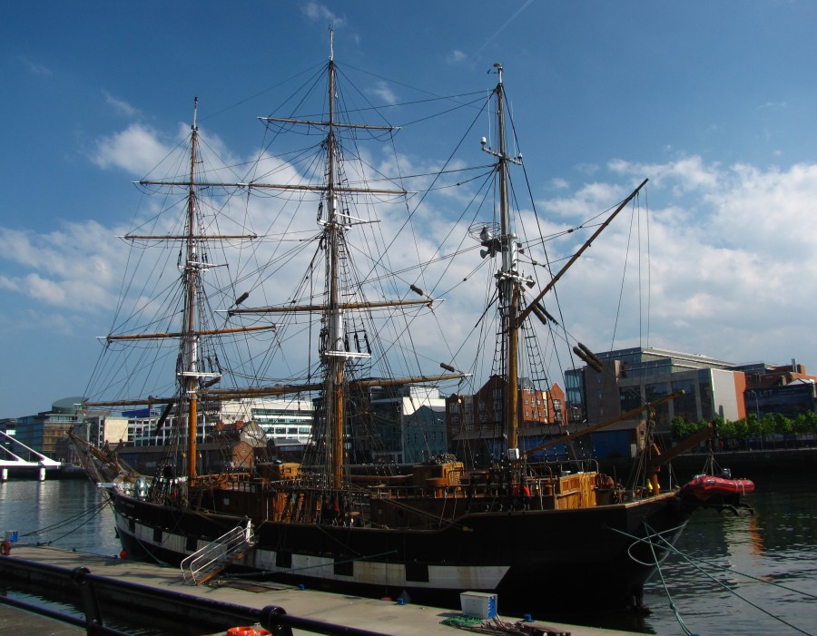 Ship at Dublin's Harbour