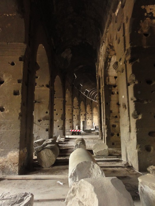 Inside the Colosseum