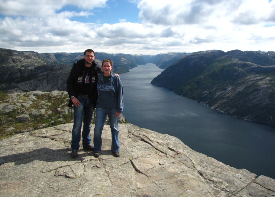 Kaddi and Me at Pulpit Rock