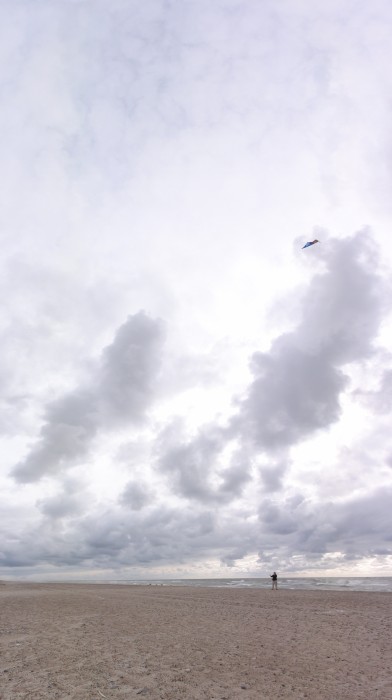 Kaddi flying the Kite