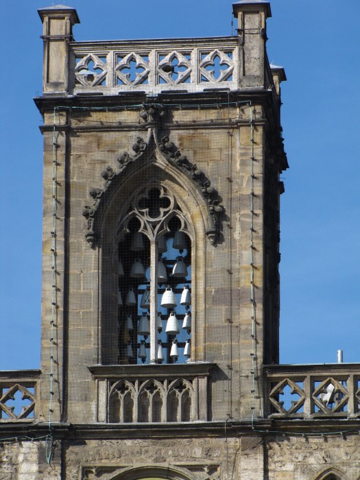 Porcelain Bells in the town hall tower, Weimar