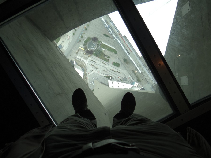 Glass Floor at CN Tower