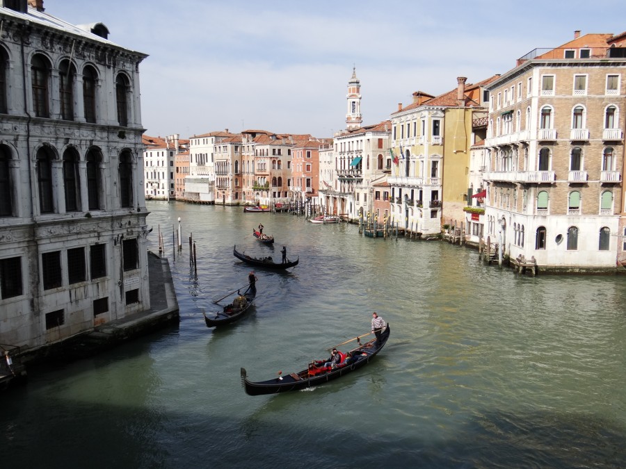 Gondolas on the Grand Canal