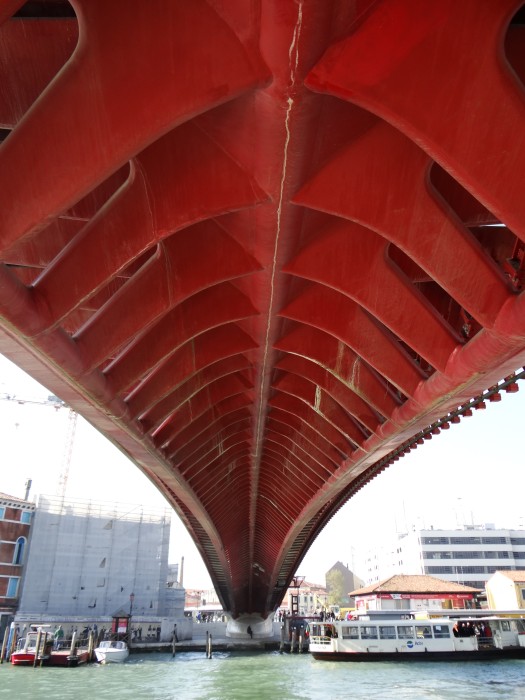 Underbelly of the Ponte della Costituzione