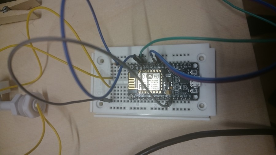 electronics tests on a bread board