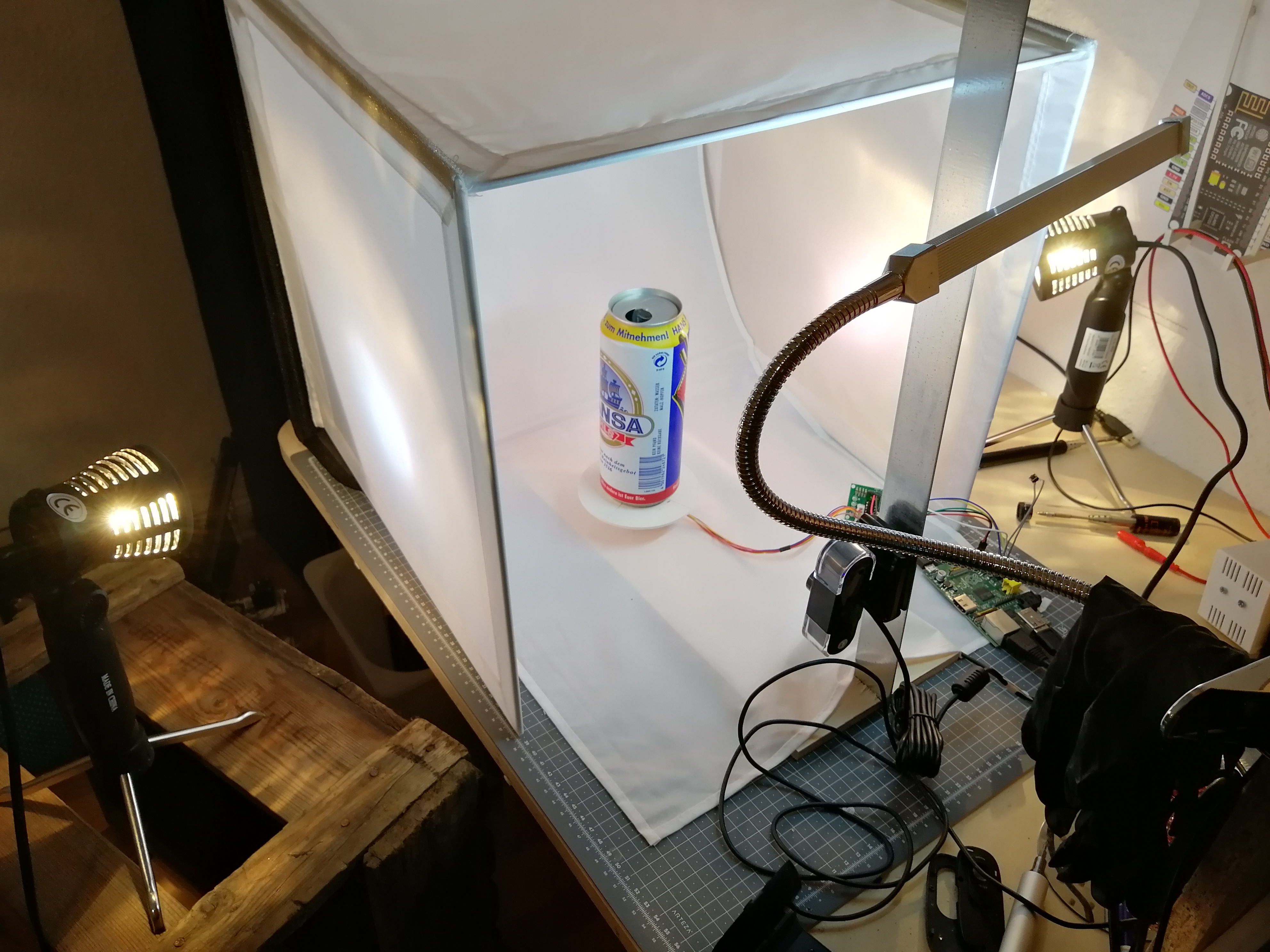 My improvised photo studio